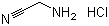 氨基乙腈盐酸盐分子结构 (CAS 6011-14-9)