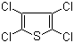 四氯噻吩分子结构 (CAS 6012-97-1)