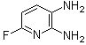 6-氟-2,3-吡啶二胺分子结构 (CAS 60186-26-7)