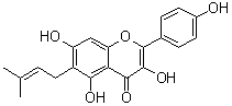 甘草黄酮醇分子结构 (CAS 60197-60-6)