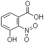 3-羟基-2-硝基苯甲酸分子结构 (CAS 602-00-6)
