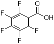 结构式 CAS# 602-94-8, 2,3,4,5,6-五氟苯甲酸