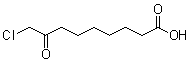 9-氯-8-氧代壬酸分子结构 (CAS 60254-73-1)