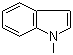结构式 CAS# 603-76-9, N-甲基吲哚