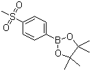4-(甲磺酰基)苯硼酸频哪醇酯分子结构 (CAS 603143-27-7)