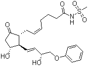 Sulprostone molecular structure (CAS 60325-46-4)