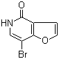 7-溴-5H-呋喃并[3,2-c]吡啶-4-酮分子结构 (CAS 603301-02-6)