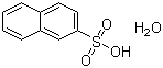 2-萘磺酸水合物分子结构 (CAS 6036-00-6)