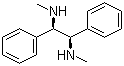 (1R,2R)-N,N'-二甲基-1,2-二苯基-1,2-乙二胺分子结构 (CAS 60508-97-6)