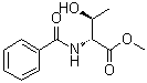 N-Benzoyl-D-threonine methyl ester molecular structure (CAS 60538-16-1)