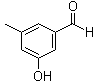 3-羟基-5-甲基苯甲醛分子结构 (CAS 60549-26-0)