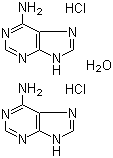 腺嘌呤盐酸盐分子结构 (CAS 6055-72-7)