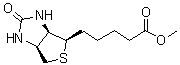 (±)-生物素甲酯分子结构 (CAS 60562-11-0)