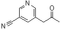5-(2-Oxopropyl)-3-pyridinecarbonitrile molecular structure (CAS 605681-10-5)