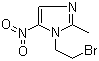 1-(2-溴乙基)-2-甲基-5-硝基-1H-咪唑分子结构 (CAS 6058-57-7)