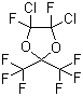 4,5-二氯全氟(2,2-二甲基-1,3-二氧戊环)分子结构 (CAS 60644-92-0)