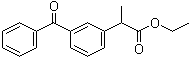 酮洛芬乙酯分子结构 (CAS 60658-04-0)