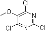 2,4,6-三氯-5-甲氧基嘧啶分子结构 (CAS 60703-46-0)