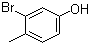 3-溴-4-甲基苯酚分子结构 (CAS 60710-39-6)