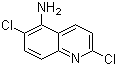 结构式 CAS# 607380-28-9, 2,6-二氯-5-氨基喹啉