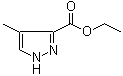 structure of CAS# 6076-12-6, 4-Methyl-1H-pyrazole-3-carboxylic acid ethyl ester