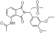 Apremilast分子结构 (CAS 608141-41-9)