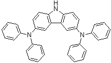 3,6-双(二苯基氨基)咔唑分子结构 (CAS 608527-58-8)