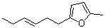 2-(3-Hexen-1-yl)-5-methylfuran molecular structure (CAS 60858-07-3)