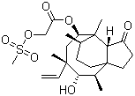 截短侧耳素-22-甲磺酸酯分子结构 (CAS 60924-38-1)