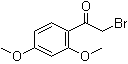 2-溴-2',4'-二甲氧基苯乙酮分子结构 (CAS 60965-26-6)