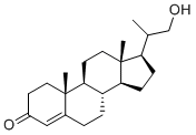 21-羟基-20-甲基孕甾-4-烯-3-酮分子结构 (CAS 60966-36-1)