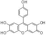 4-羟基苯基荧光酮分子结构 (CAS 6098-76-6)