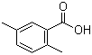 2,5-二甲基苯甲酸分子结构 (CAS 610-72-0)