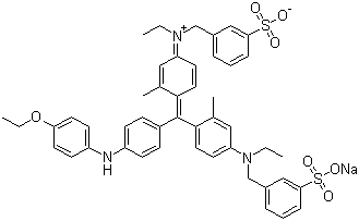 结构式 CAS# 6104-58-1, 酸性蓝 90