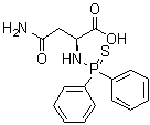 N2-(二苯基硫代膦酰基)-L-天冬氨酰胺分子结构 (CAS 61058-04-6)