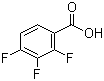 2,3,4-三氟苯甲酸分子结构 (CAS 61079-72-9)