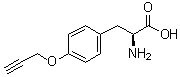 结构式 CAS# 610794-20-2, O-2-丙炔-1-基-L-酪氨酸