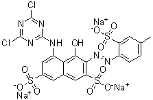 活性艳红 X 7B分子结构 (CAS 61109-27-1)