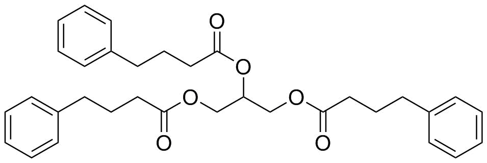 苯丁酸甘油酯分子结构 (CAS 611168-24-2)