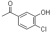 1-(4-氯-3-羟基苯基)乙酮分子结构 (CAS 61124-56-9)