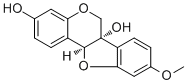 6a-羟基美迪紫檀素分子结构 (CAS 61135-92-0)
