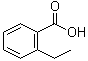 2-乙基苯甲酸分子结构 (CAS 612-19-1)