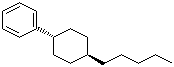 反式-(4-戊基环己基)苯分子结构 (CAS 61203-96-1)