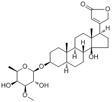 乌沙苷元洋地黄苷分子结构 (CAS 61217-80-9)