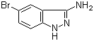 5-溴-1H-吲唑-3-胺分子结构 (CAS 61272-71-7)