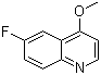 6-氟-4-甲氧基喹啉分子结构 (CAS 61293-17-2)