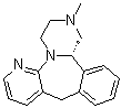 S-(+)-米氮平分子结构 (CAS 61337-87-9)