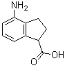structure of CAS# 61346-59-6, 4-Amino-2,3-dihydro-1H-indene-1-carboxylic acid;4-Amino-1-indancarboxylic acid