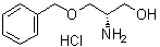 (S)-2-氨基-3-(苄氧基)-1-丙醇盐酸盐分子结构 (CAS 61366-43-6)