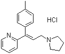 盐酸曲普利啶分子结构 (CAS 6138-79-0)